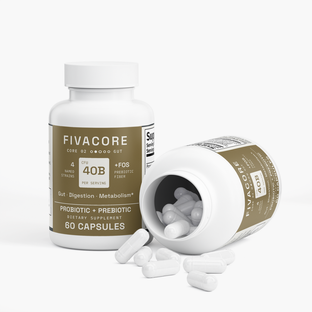 FivaCore Probiotic 40 Billion with Prebiotics