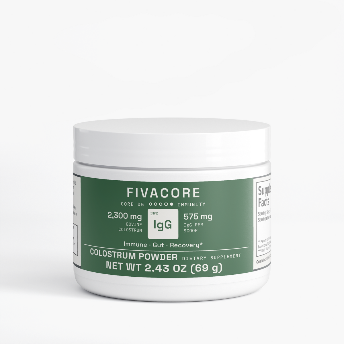 FivaCore Colostrum Powder