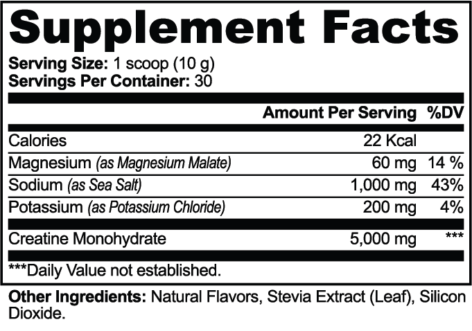 FivaCore Creatine Hydration Powder